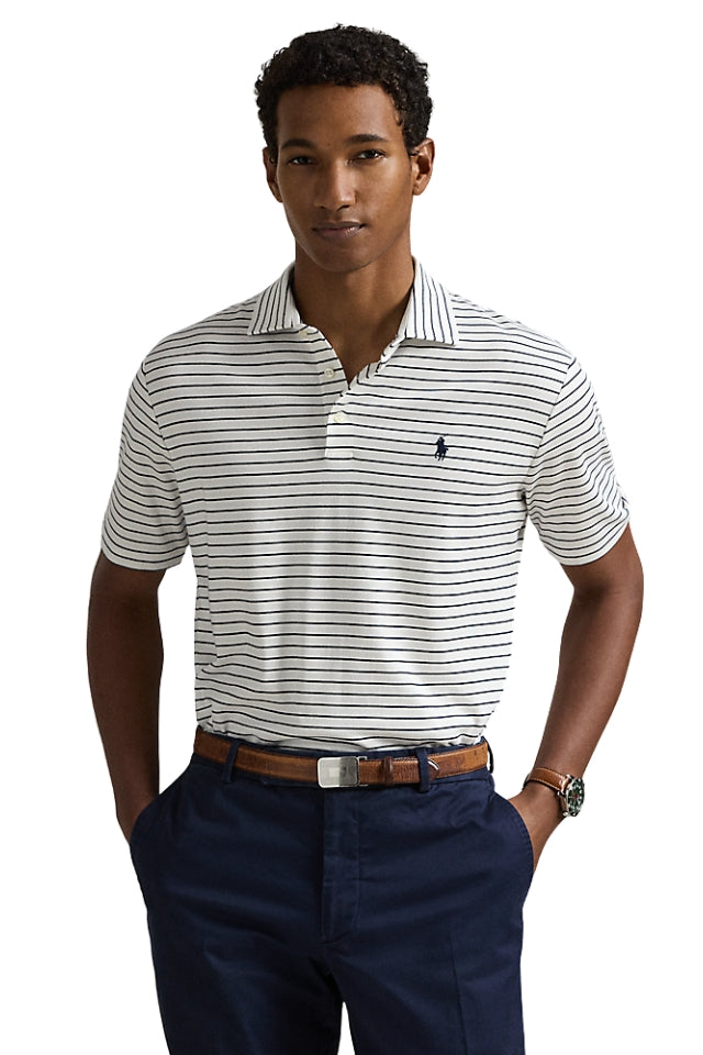 Slim Fit Striped Polo