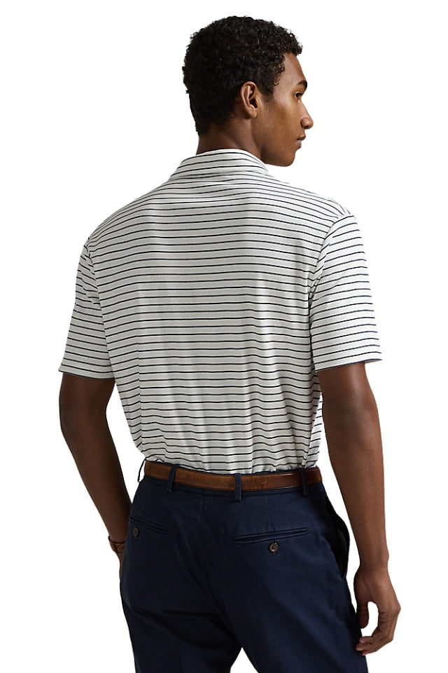Slim Fit Striped Polo