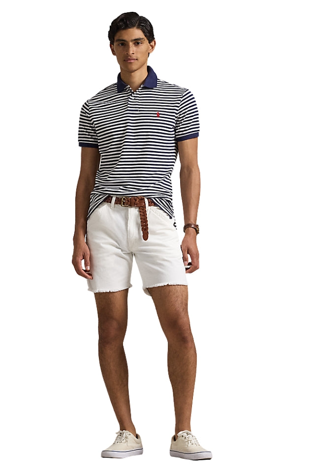 Slim Fit Striped Polo