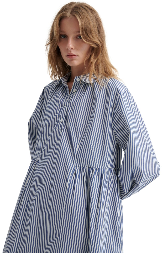 Sonnet Dress - Workwear Stripe