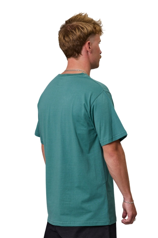 Stamp Sea Tee - Vintage Teal
