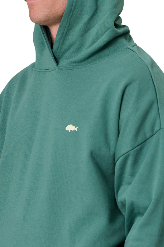 Stamp South Hood - Vintage Teal