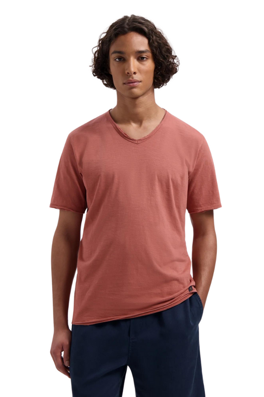 Stewart V-Neck Tee - Cedar Wood