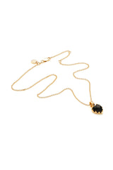 Stolen Girlfriends Club JWL19184O Love Claw Necklace Gold Plated Onyx