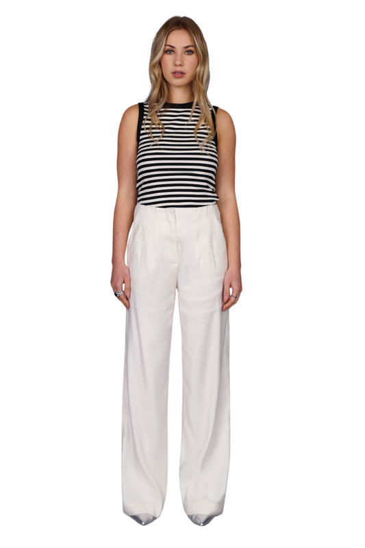 Summer Linen Wide Leg Pant