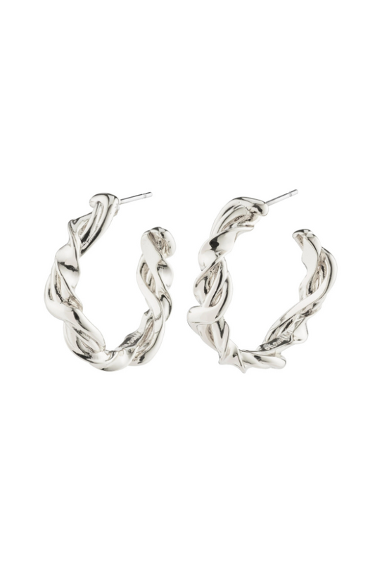 Sun Twisted Hoops