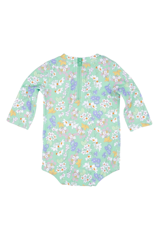 Swim Baby Onesie Long Sleeve - Sea Blossom