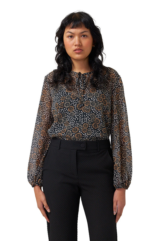 Sylvester 223S408 Anemone Blouse Black