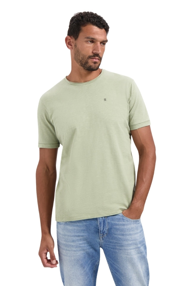 T-shirt Crewneck Slub - Light Moss