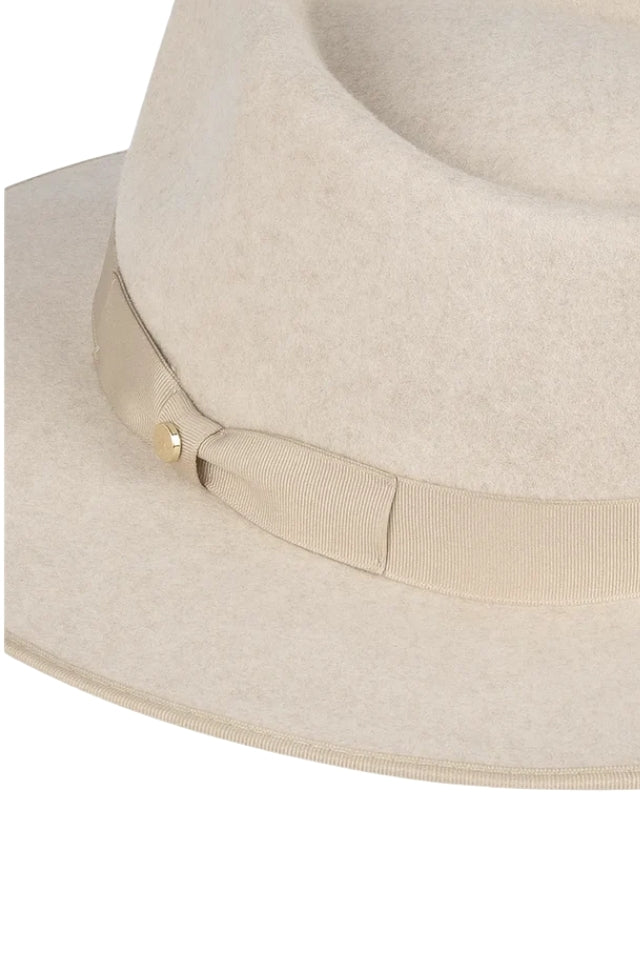 Tara Mid Brim Fedora - Natural