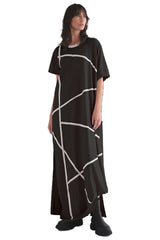 Taylor 8255 Aspire Dress Black and white 