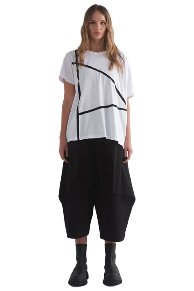 Taylor 8256 Aspire Tee White and black 