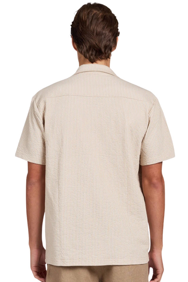 Ted Short Sleeve Shirt - Pebble