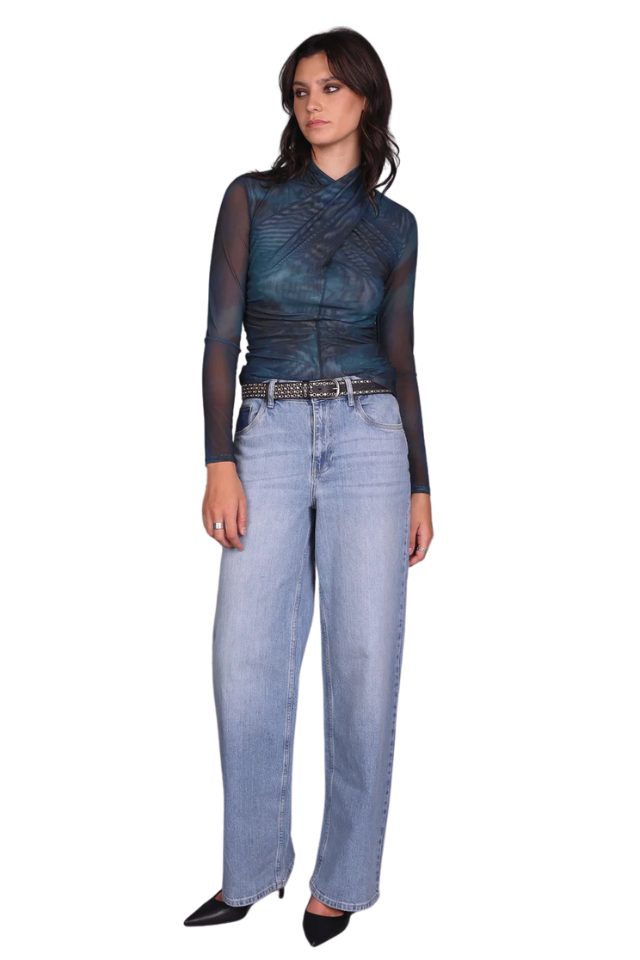 Tempest Print Mesh Top