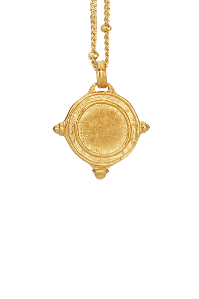 Petra Coin Necklace - Gold Vermeil