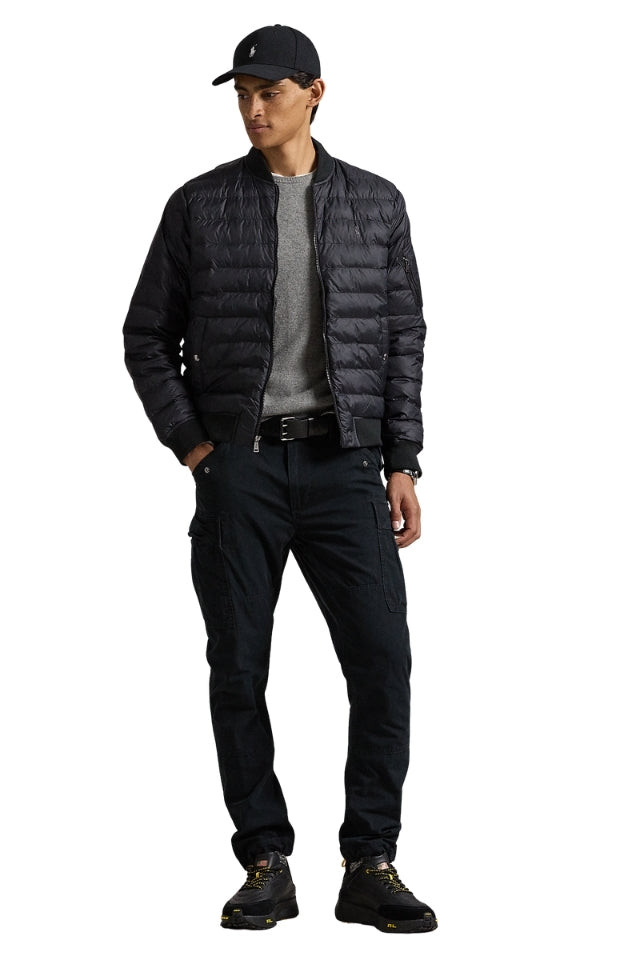 The Colden Packable Bomber Jacket - Black