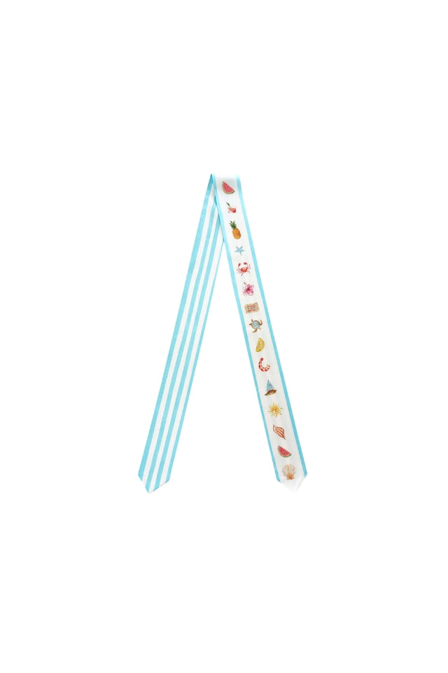 The DH x Cass Deller Hastings Street Silk Twilly