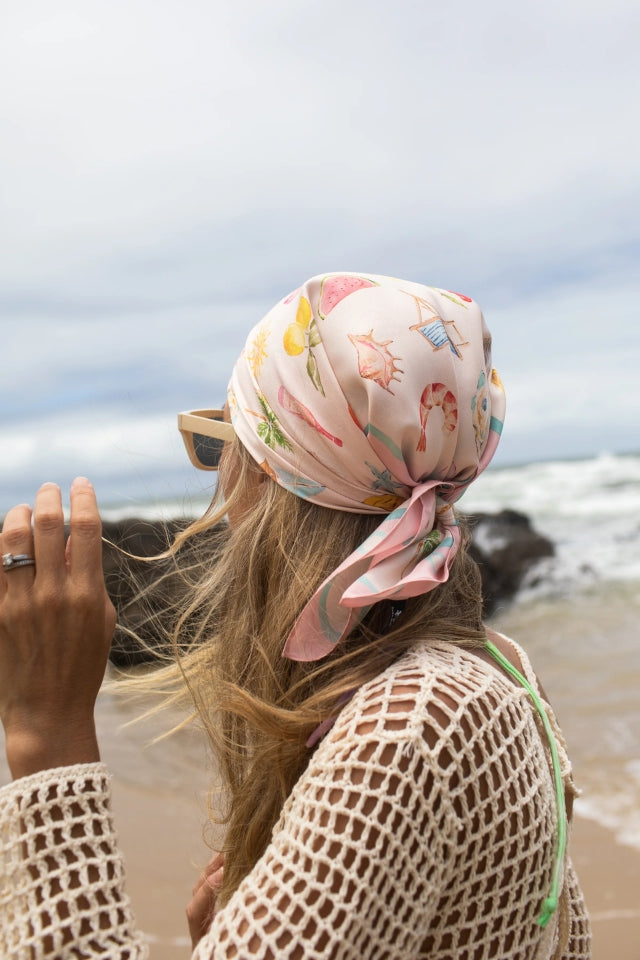 The DH x Cass Deller Little Cove Silk Petite Scarf