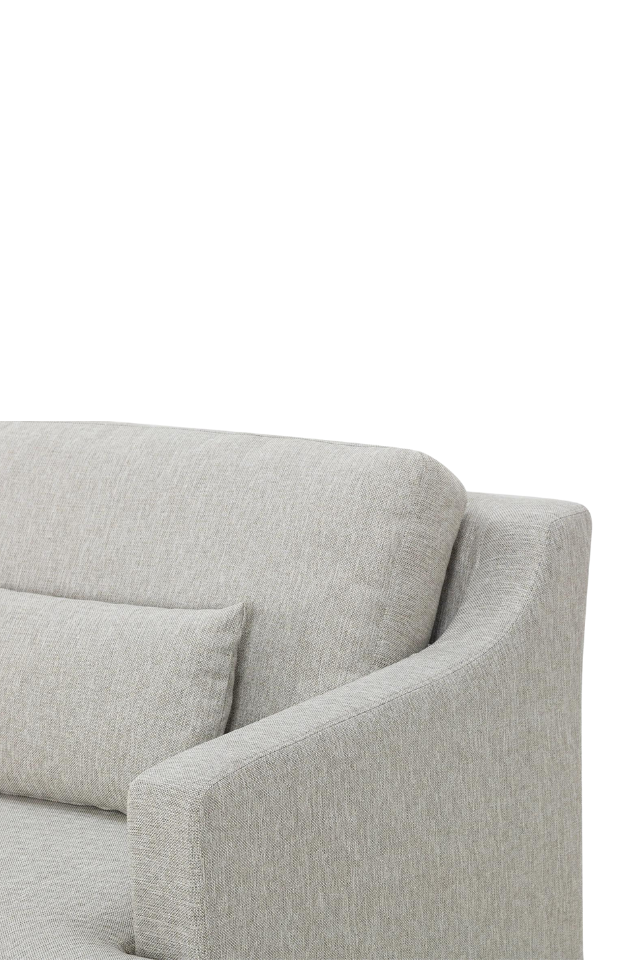 The Rhys Sofa Slipcover - Woven Oyster