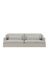 The Rhys Sofa Slipcover - Woven Oyster