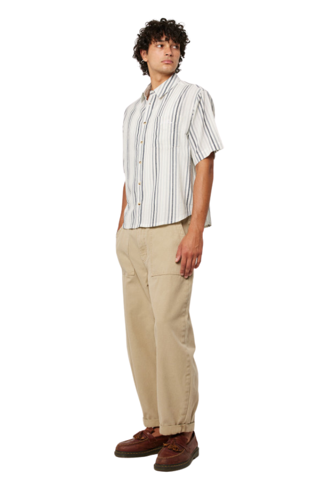 Tidal Waves Stripe Shirt - Titanium Stripe