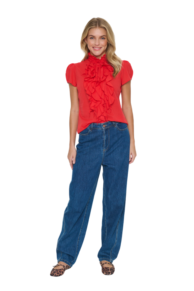 Tilli Shirt - Flame Scarlet