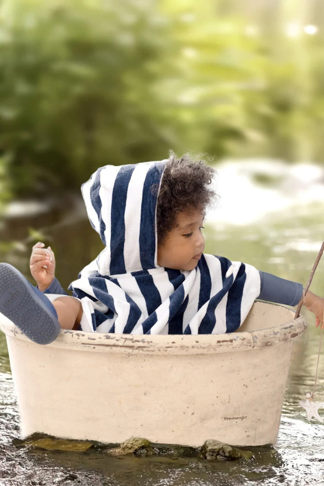 Beachcomber Hooded Towel - Moonlight
