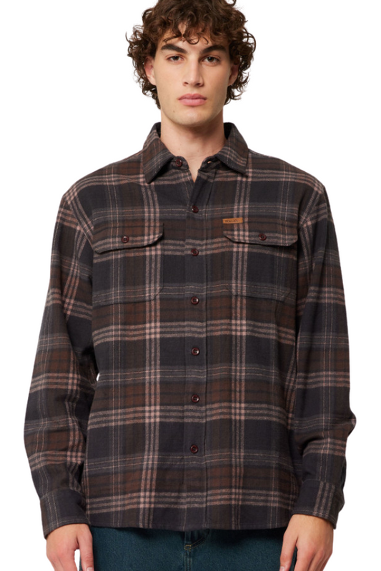 Trailer Check Shirt - Brown Check