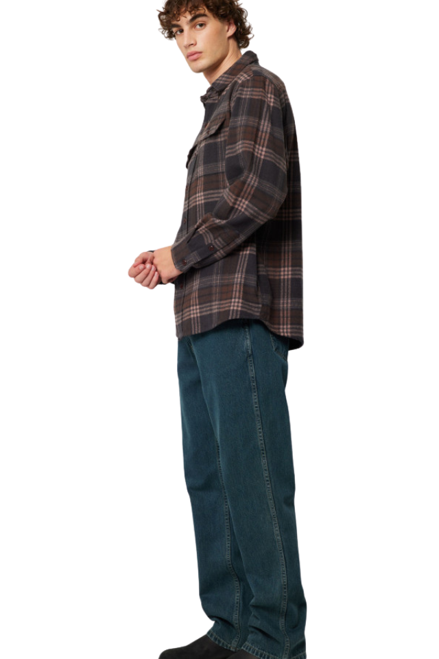 Trailer Check Shirt - Brown Check
