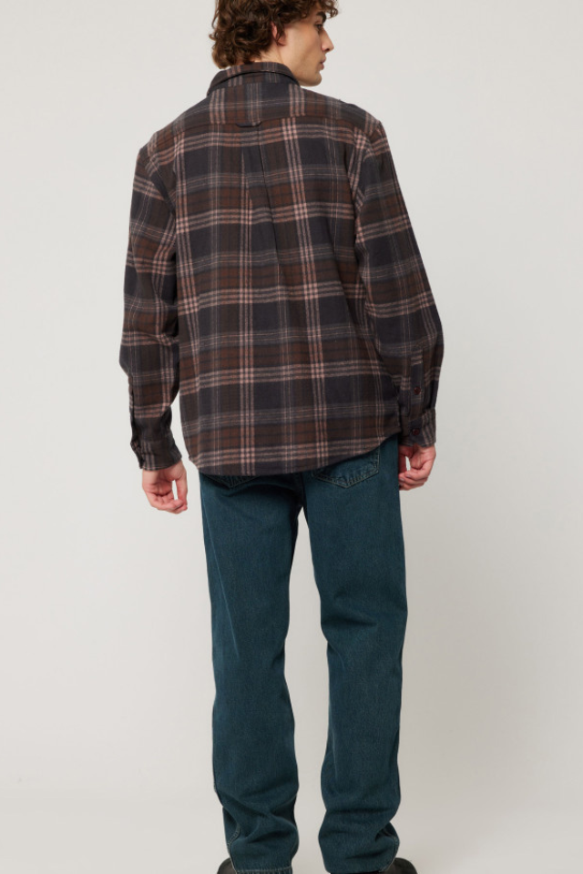 Trailer Check Shirt - Brown Check