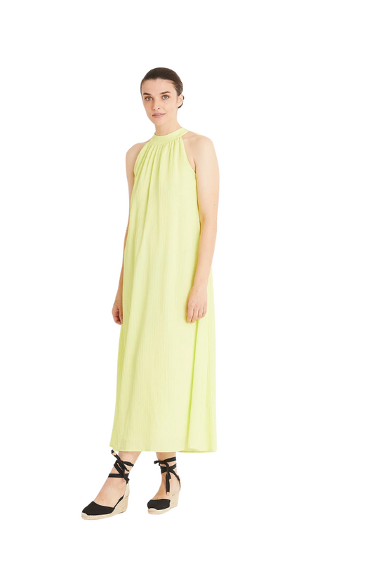 Trille Dress - Bright Moss