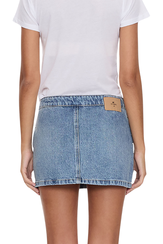 Tulli Studded Mini Skirt - Rustic Fade