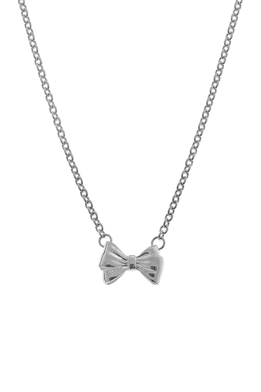 Twin Bow Necklace