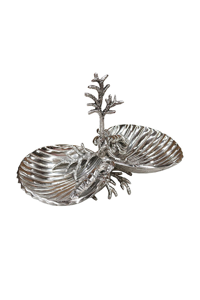 UNA03 Le Forge Aluminium Shell Coral Dish