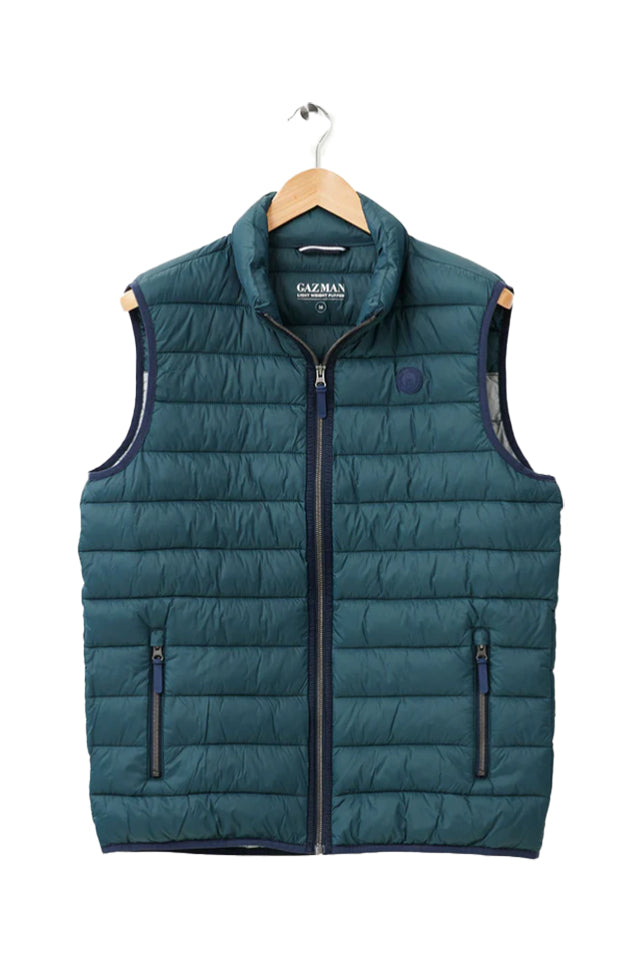 VSTW23004 Gazman Lightweight Pufer Vest Forest 