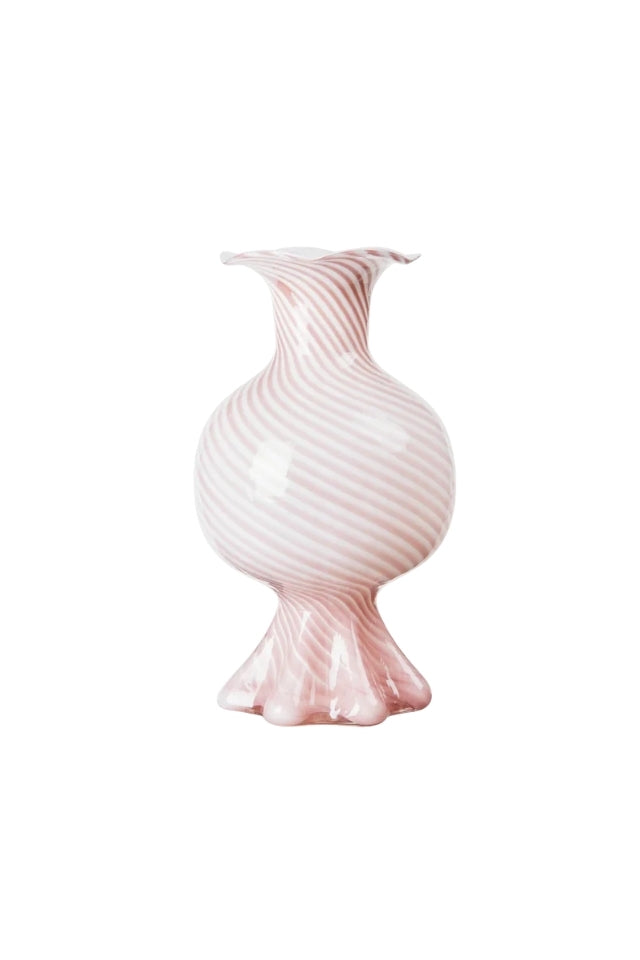 Vase Mella - Fairy Pink/Off White