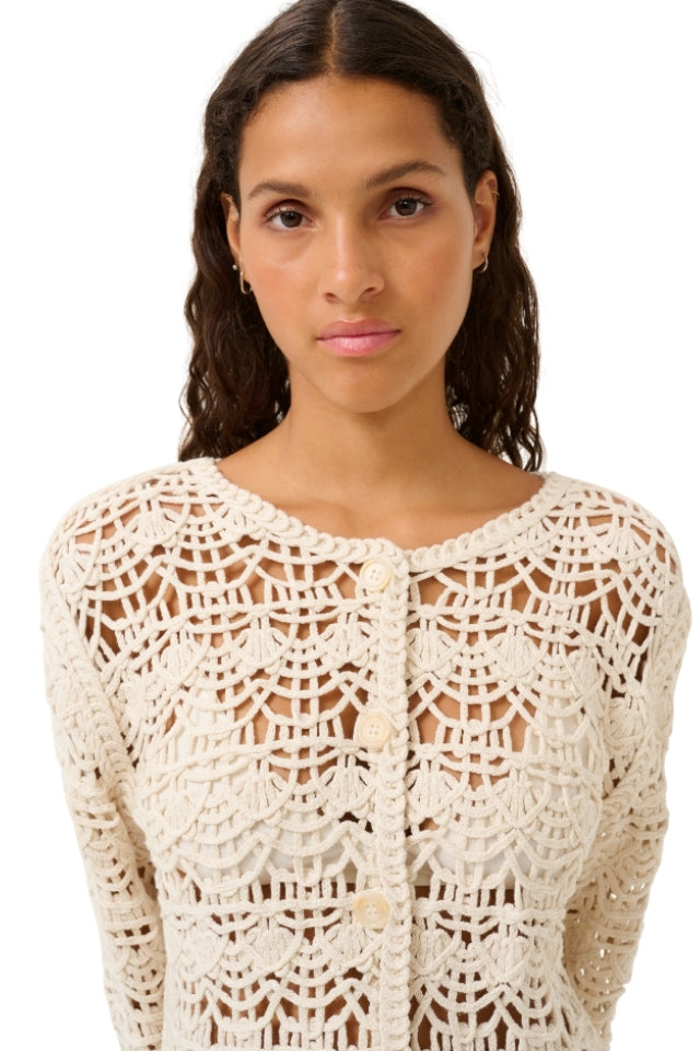 Vegalisa Cardigan - Egret