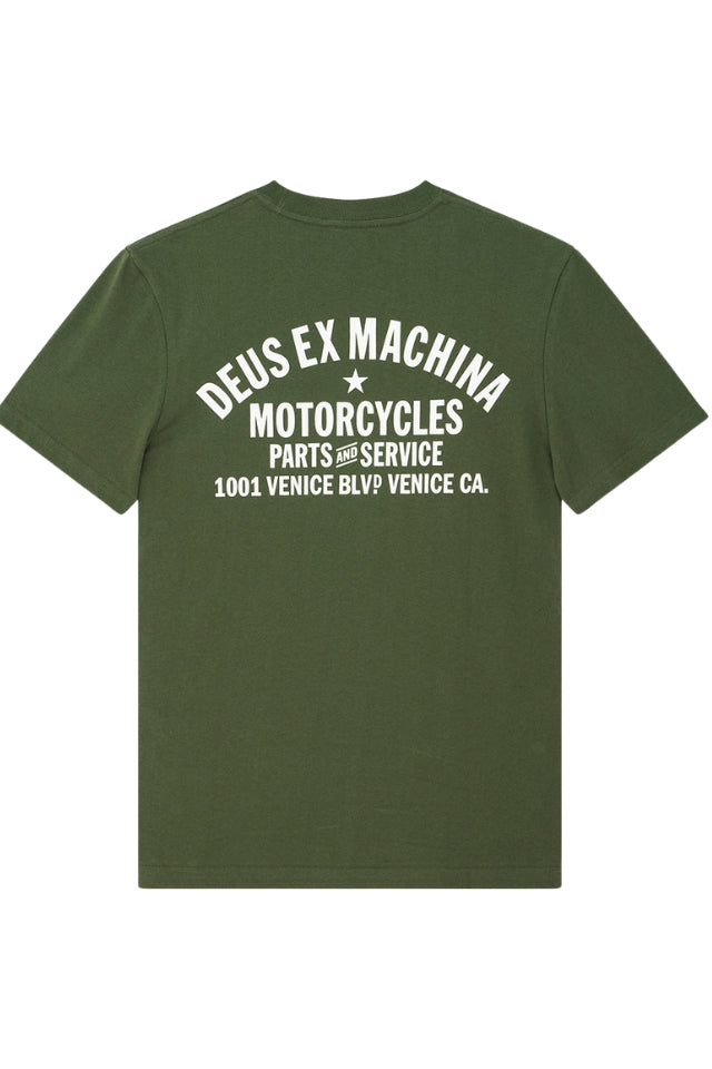 Venice Address Tee - Pine Green