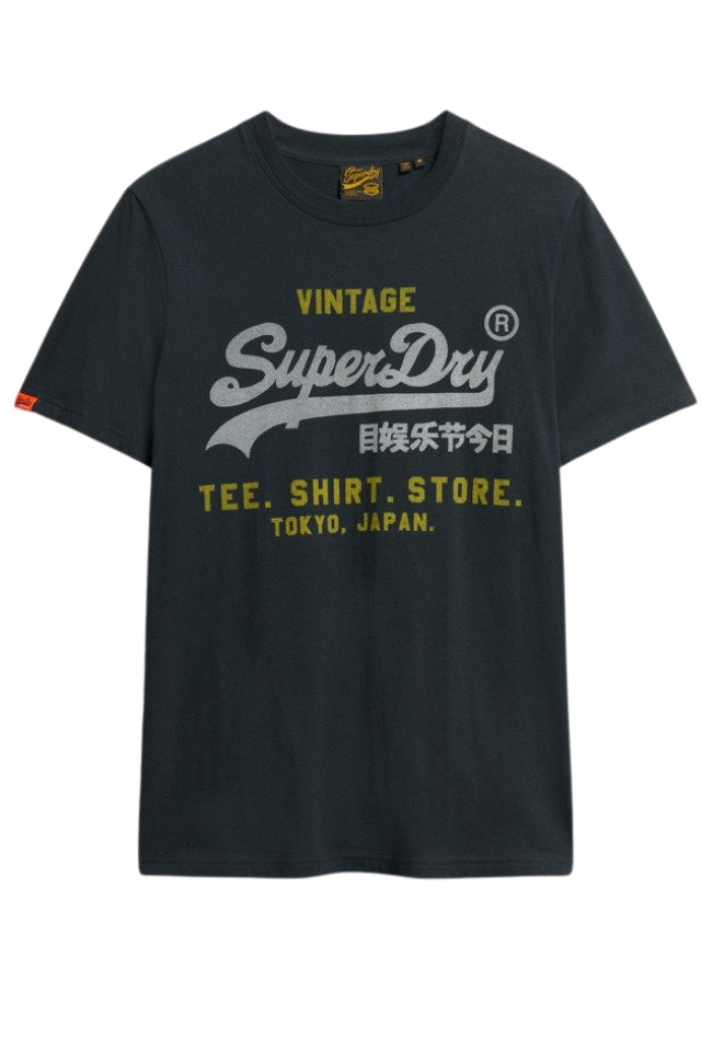 Vl Heritage Relaxed Tee - Eclipse Navy