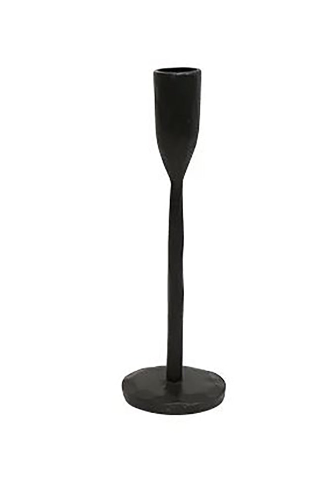 WH0008 French Country Dax Small Candleholder Black