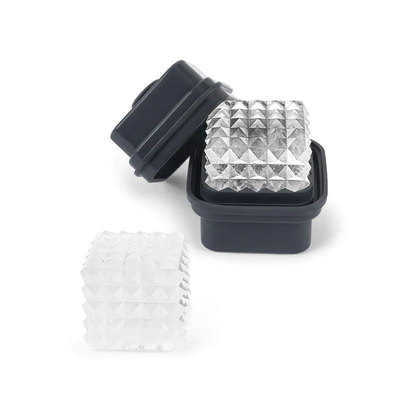 WP-ICE-CUB-CH Peak Ctail Ice cube cubic charcoal 