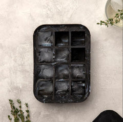 WP-ICE-ED-MD Peak Ice cube tray everyday marble black 