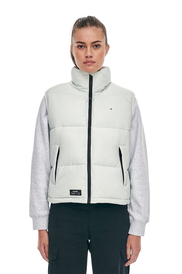Womens Box Puffer Vest