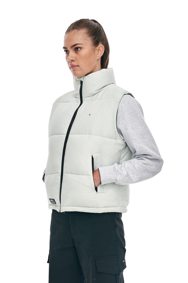 Womens Box Puffer Vest