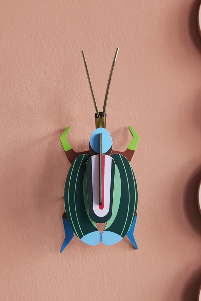 Wall Art Beetles - Green Fig Beetle