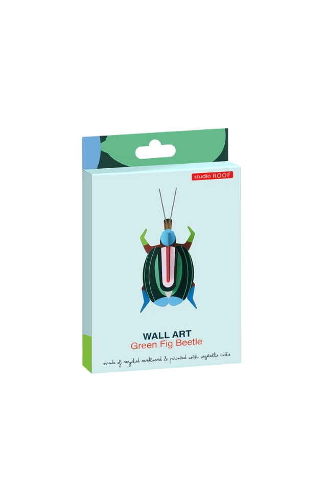 Wall Art Beetles - Green Fig Beetle