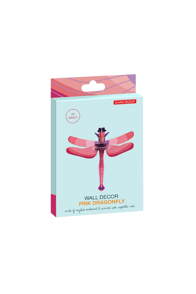 Wall Art Butterflies - Ruby Dragonfly