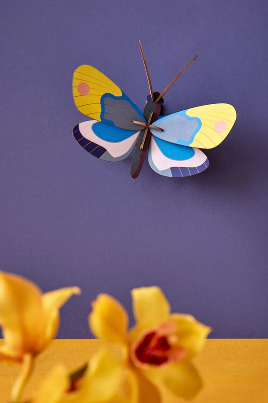 Wall Art Butterflies - Yellow Monarch Butterfly