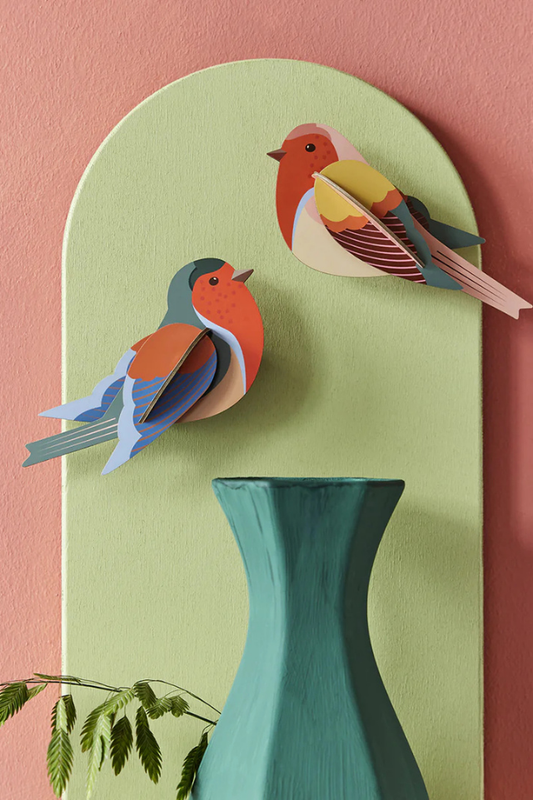 Wall Art Garden Birds - Robins