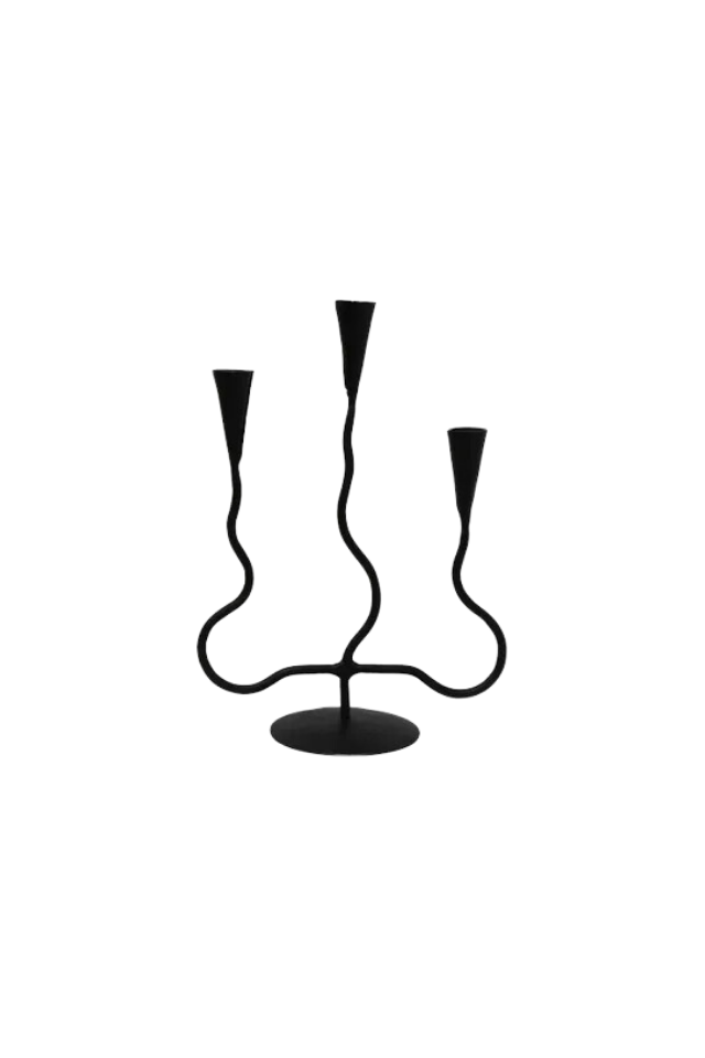 Wavy 3 Cup Candle Holder